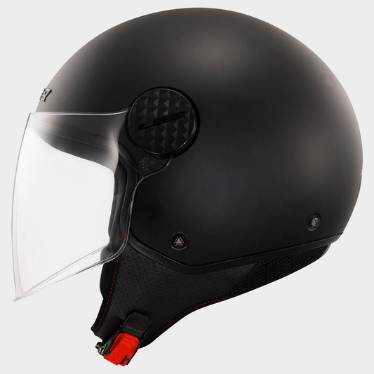 CASCO JET LS2 MOTO NERO OPACO