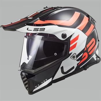 CASCO LS2 MX702 PIONEER 2 ROSSO BLU- GREY YELLOW--ROSSO BIANCO-TATAL BLACK-BLACK/WHITE