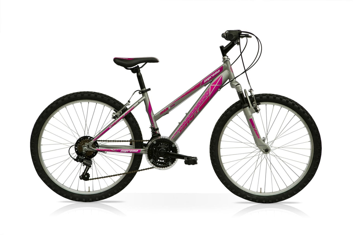 CICLO 24 MTB DONNA "SUPREMA" 18V GRIGIO