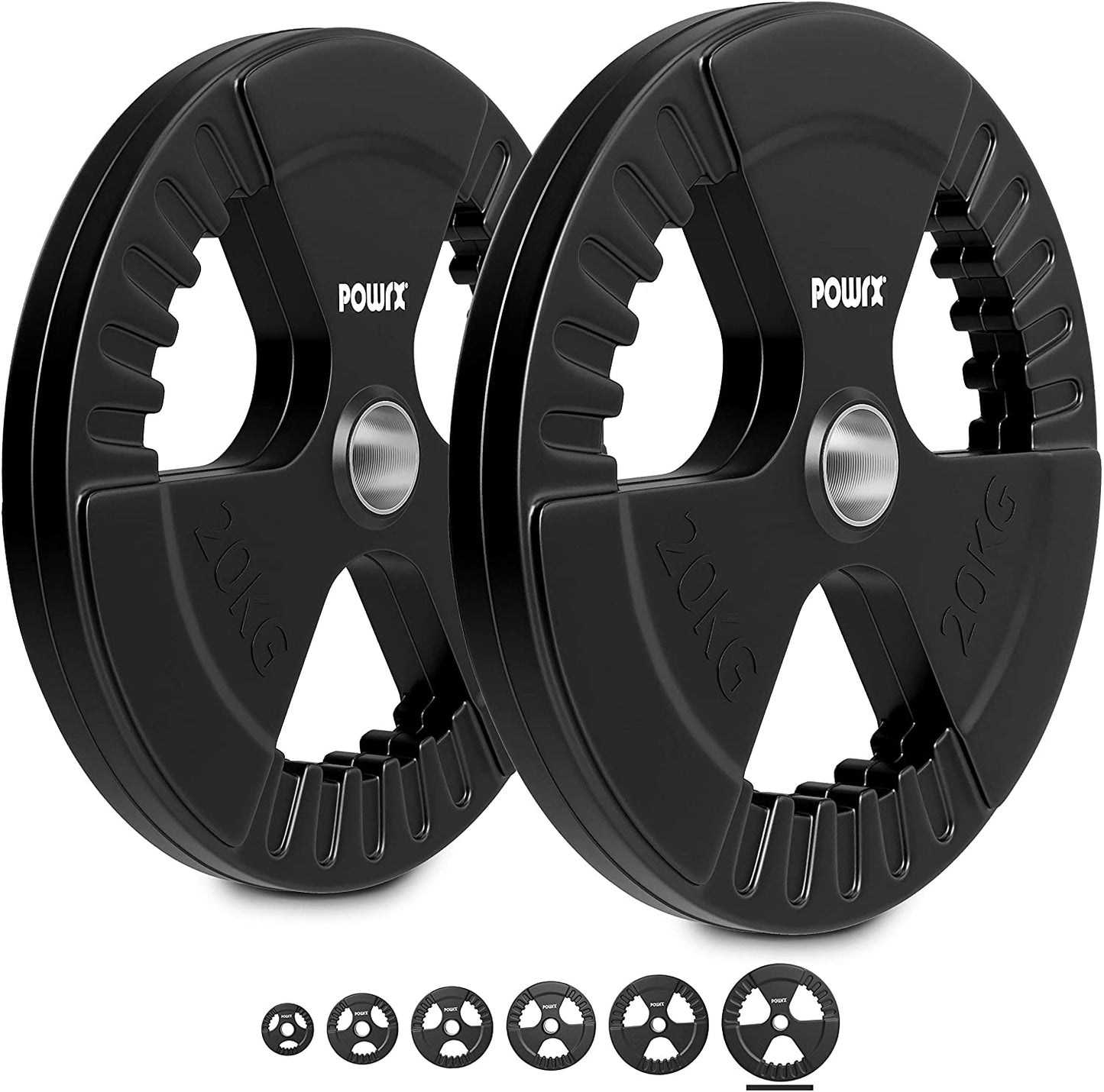 POWRX Dischi Pesi Olimpici -20 kg -