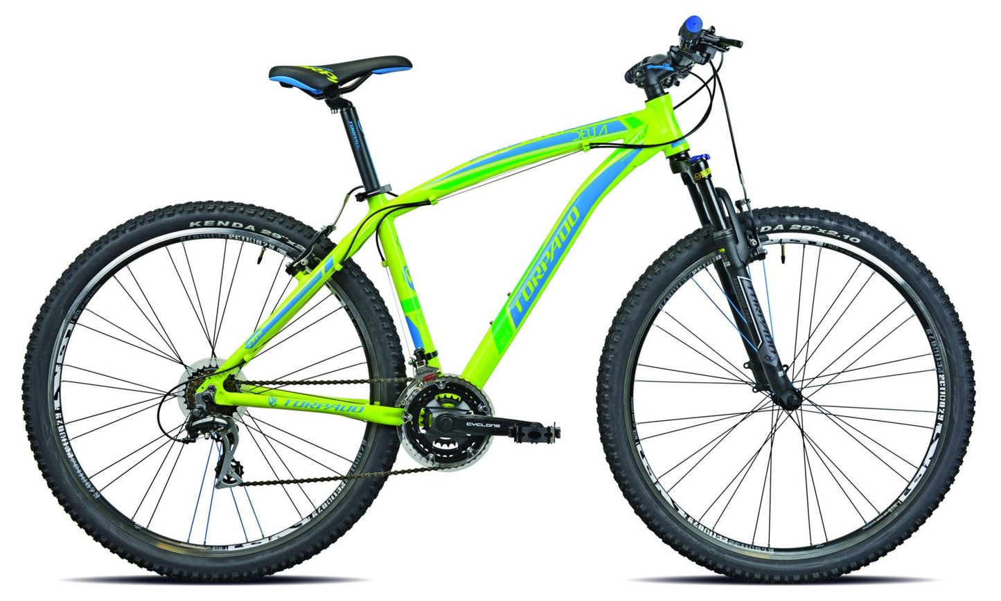 CICLO MTB 29" TORPADO V.BRAKE LIME BLUE