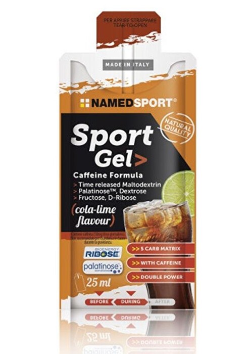 NAMED SPORT GEL CAFFEINE FORMULA 25 ML Cola-Lime