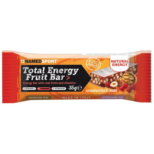 NAMED SPORT TOTAL ENERGY FRUIT BAR 35 GR