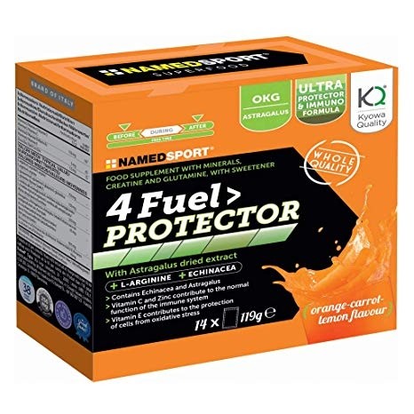 NAMED SPORT 4 FUEL PROTECTOR 14 BUSTE Arancia-Carota-Limone