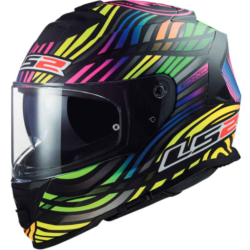 MOTORCYCLE HELMET LS2 STORM FF800 POWER RAINBOW