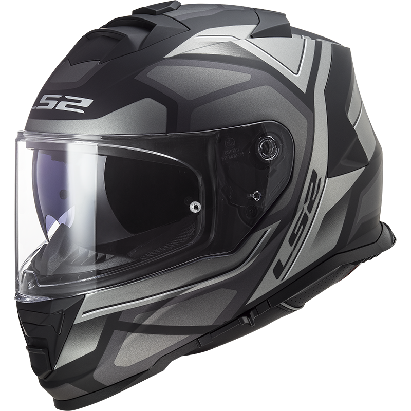 MOTORCYCLE HELMET LS2 STORM FF800 FASTER MATT TITANIUM