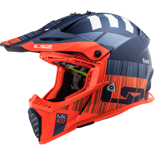 Casco Moto Cross Enduro Bambino Ls2 MX437 FAST MINI EVO