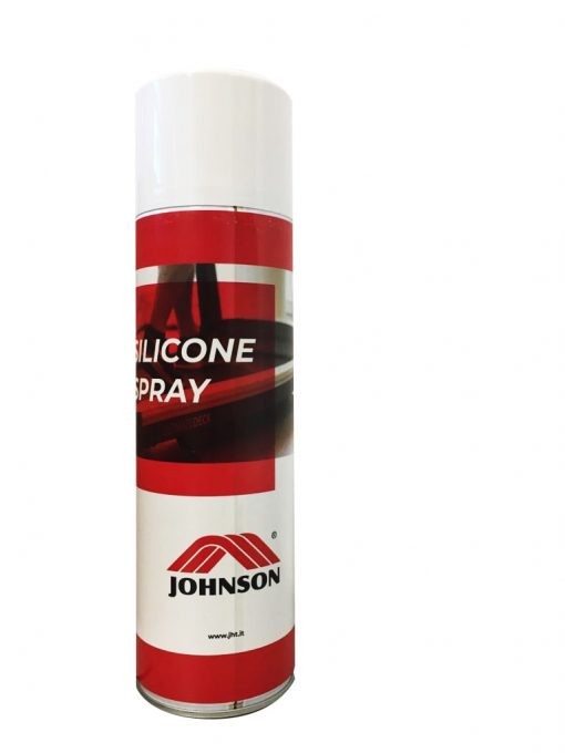 Lubricating silicone spray