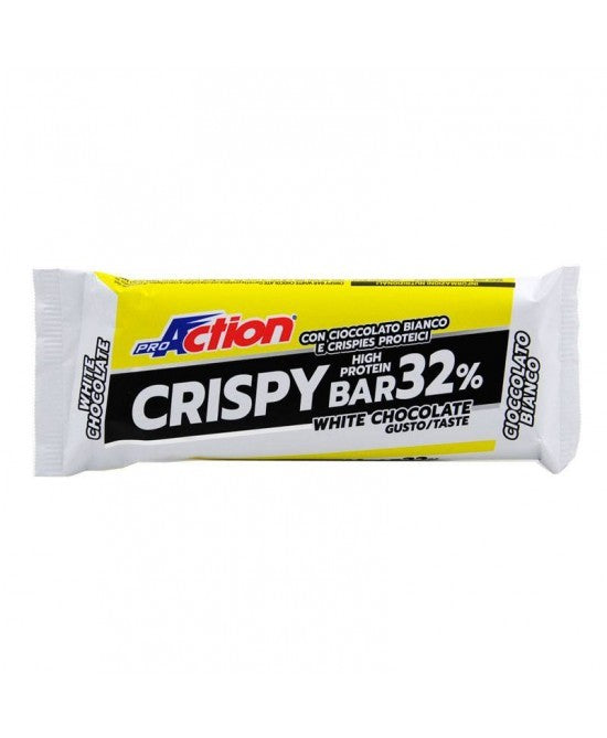 PROACTION CRISPY BAR 50 GR Cioccolato bianco