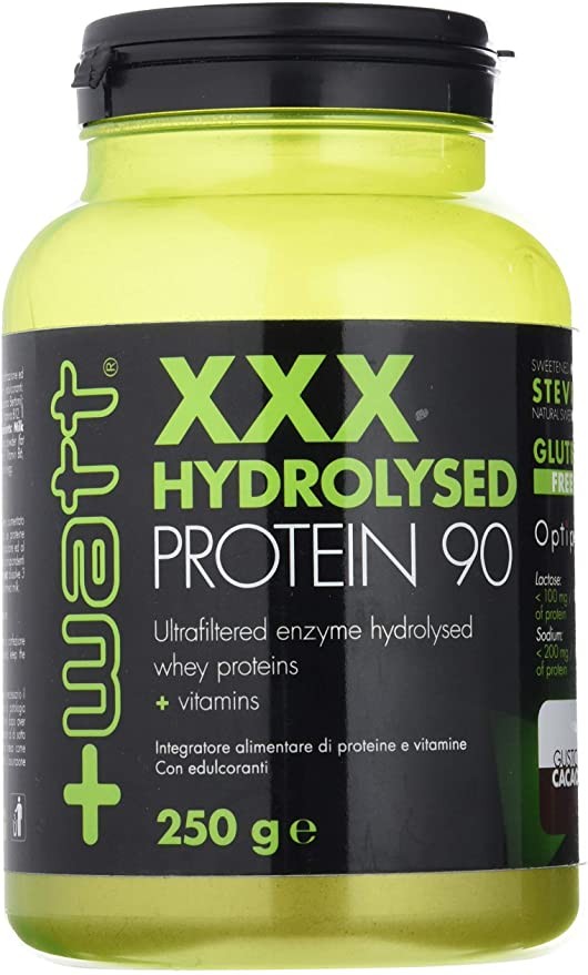 +WATT XXX HYDROLYSED PROTEIN 90 250 GR Cacao