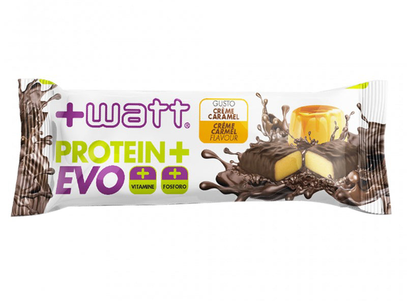 +WATT PROTEIN + EVO BAR 40 GR Creme Caramel