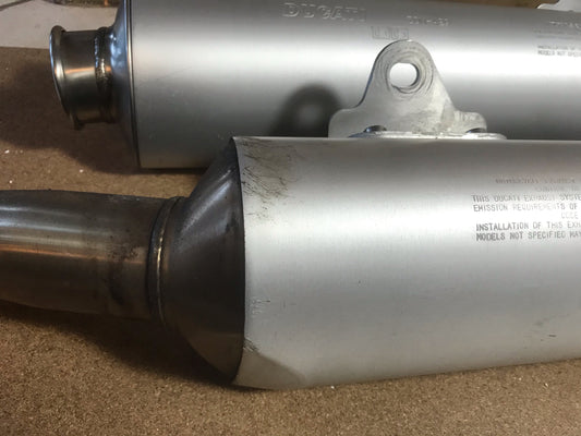 complete silencer exhaust ducati monster 750