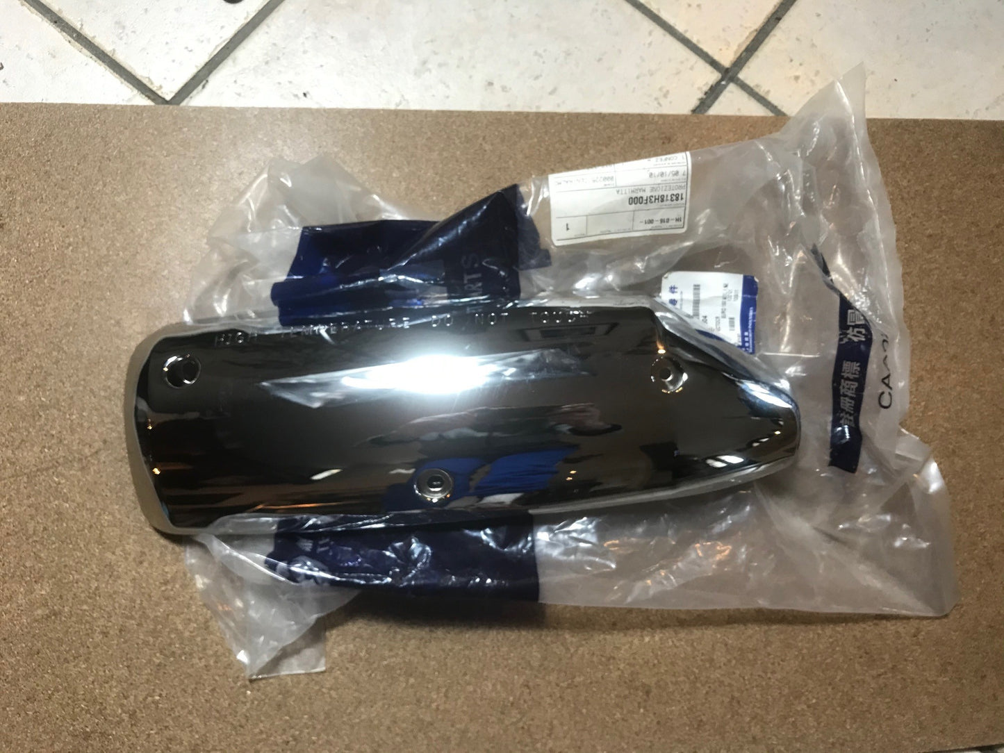 protezione calore scarico scooter sym 125 200