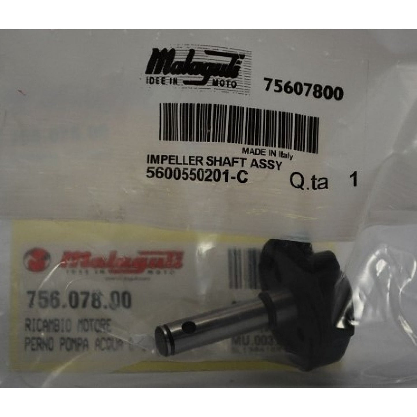 MALAGUTI ORIGINAL WATER PUMP IMPELLER F12 LC F15 75607800