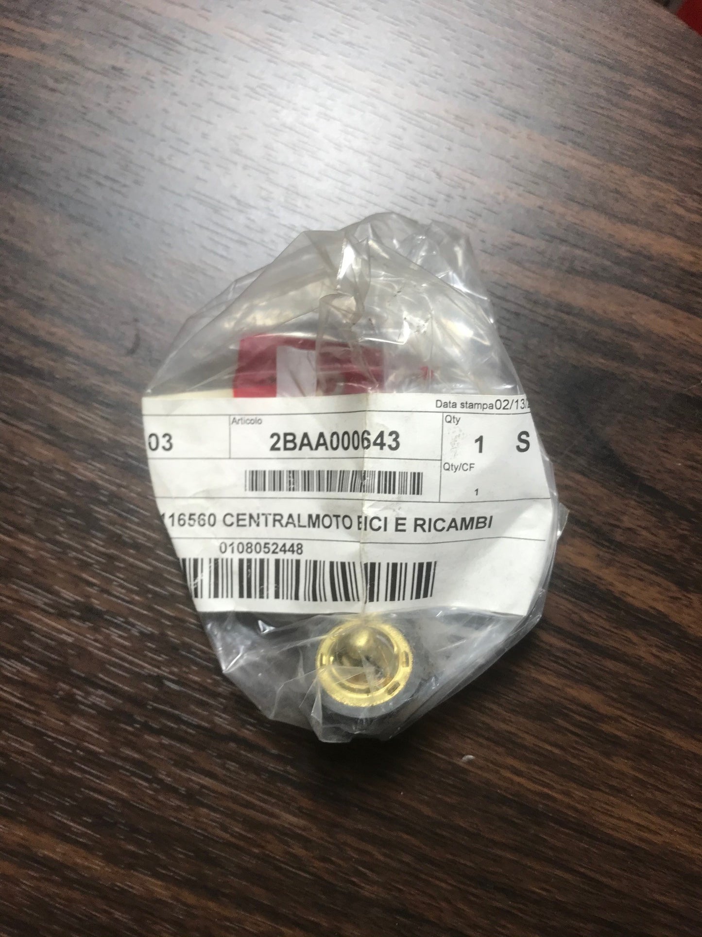 new original aprilia thermostat 50 cc code 2baa000643