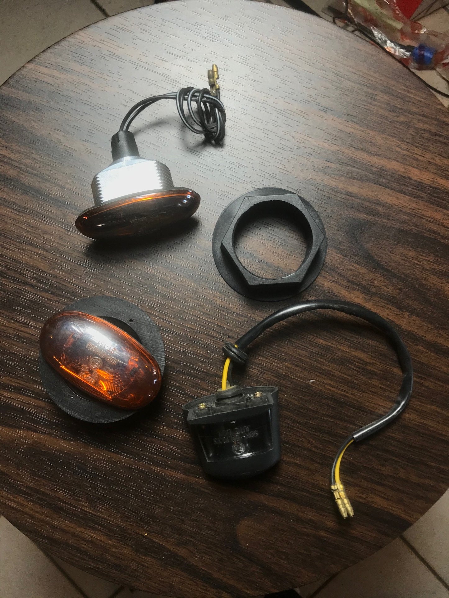 custom indicators kit adaptable with license plate light