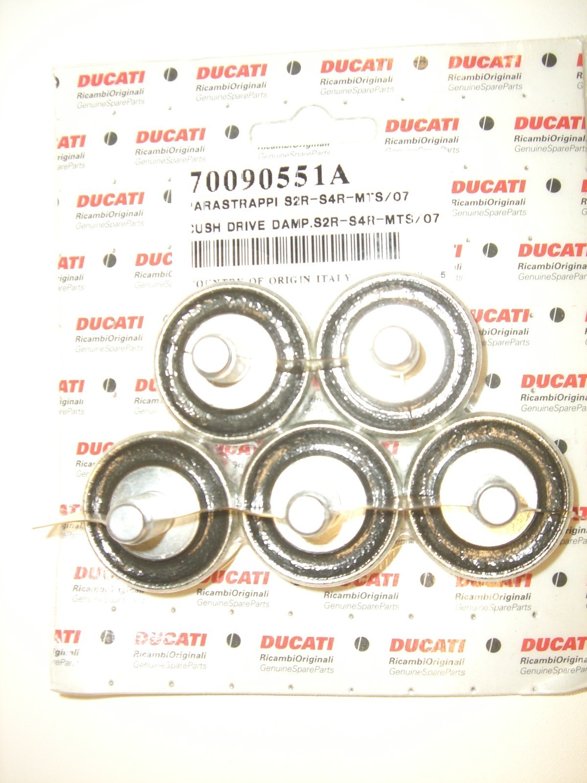 PADS FOR DUCATI SINGLE-ARM SPROCKET HOLDER