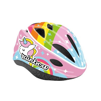 CASCO CICLO "RAINBOW" ROSA TG.5