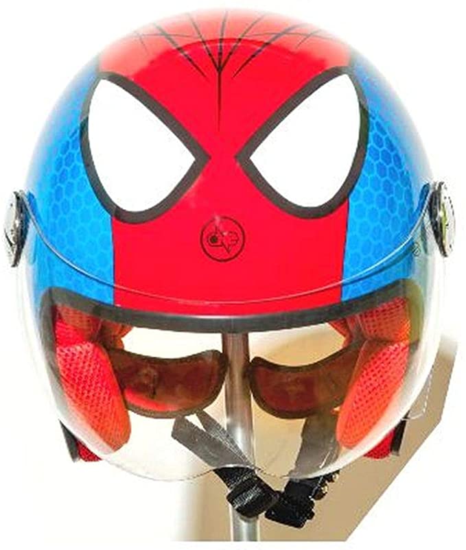 blue spiderman motorcycle helmet spider man jet helmet – Fuoriora