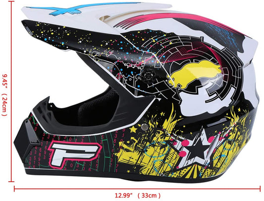 Casco e kit Dirt Bike kids