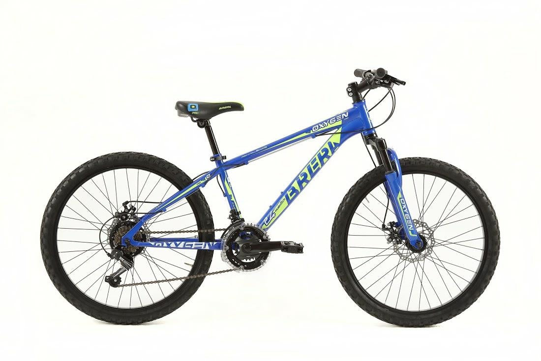 CYCLE MTB 26" OXIGEN 21S HI-TEN DISK GREEN/RED