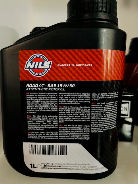 tagliando moto 4t olio nils