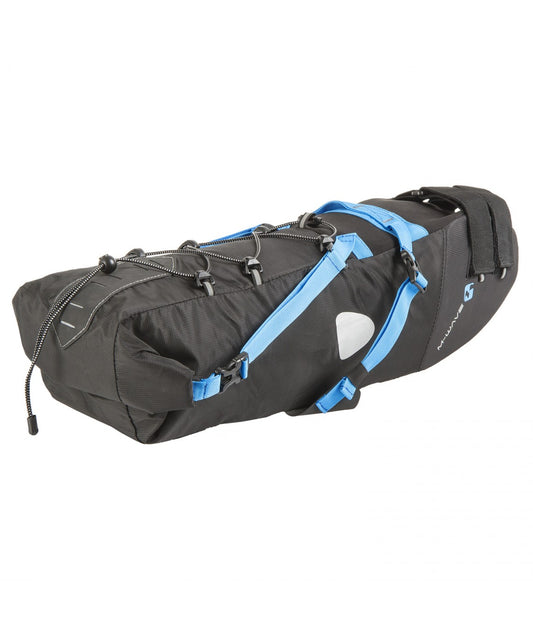 REAR BACKPACKING BAG WITH REFLECTIVE LOGOS