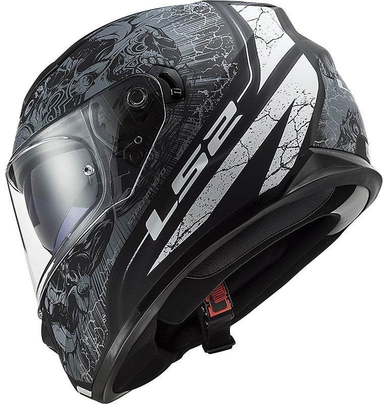 Casco Integrale Moto Doppia Visiera Ls2 FF320 STREM EVO Throne