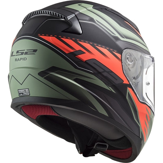Full Face Motorcycle Helmet Ls2 FF353 Rapid GALE