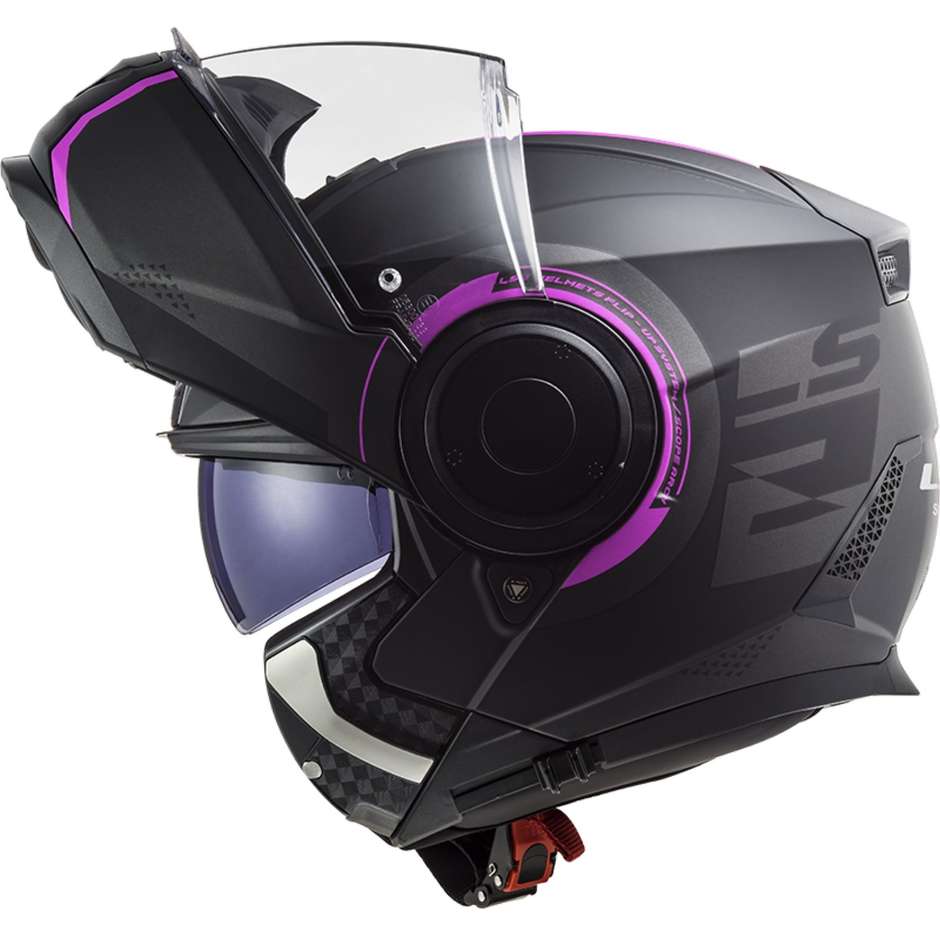 CASCO MOTO MODULLARE LS2 FF902 SCOPE ARCH ROSA