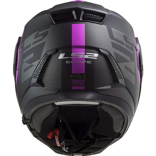 CASCO MOTO MODULLARE LS2 FF902 SCOPE ARCH ROSA