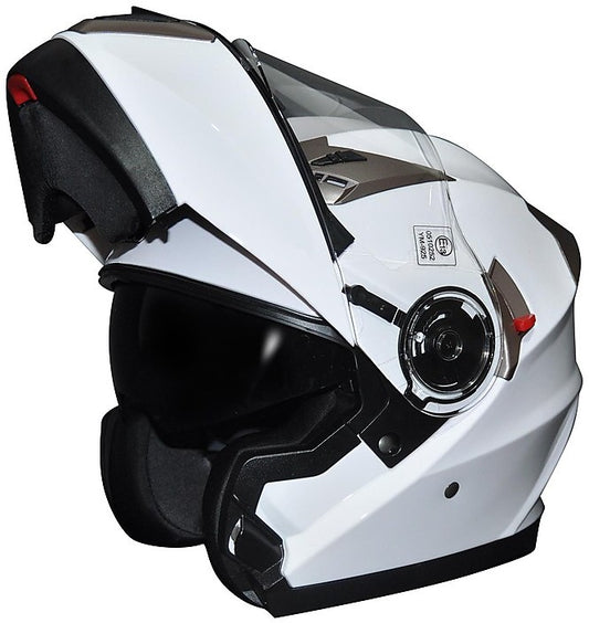 Modular Motorcycle Helmet Openable Motocubo 925 Double Visor