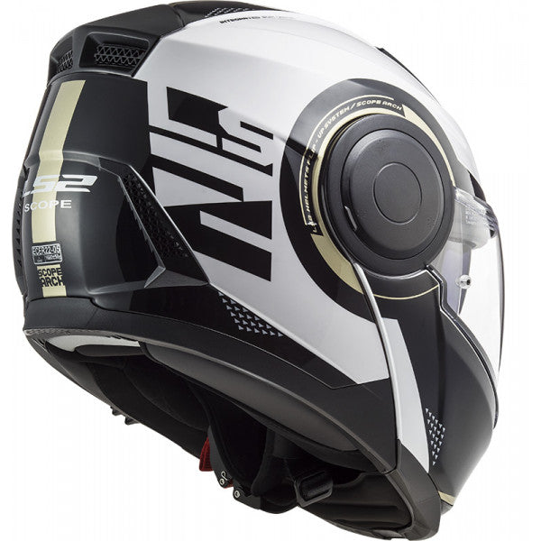 CASCO MOTO MODULLARE LS2 FF902 SCOPE WHITE TITANIUM