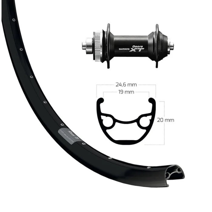 Wheelset gravel qr 29 ryde rival disc