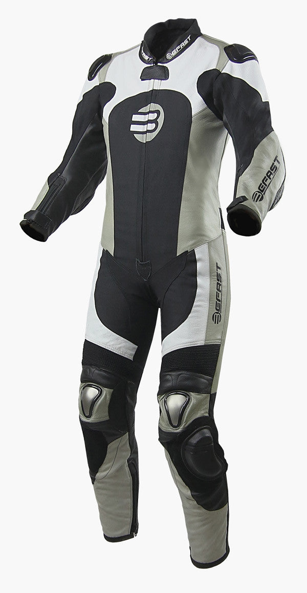 Tuta minimoto bambino pelle intera Befast Spy Racer Nero