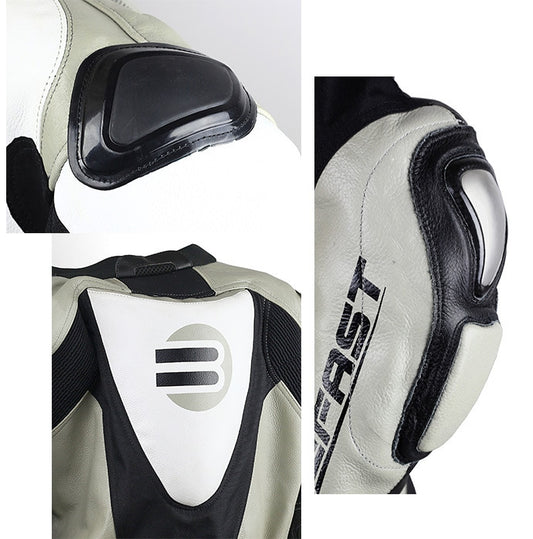 Tuta minimoto bambino pelle intera Befast Spy Racer Nero