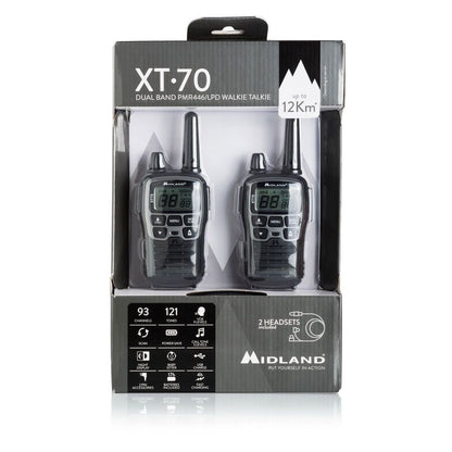 Midland XT70 Doppio Walkie Talkie