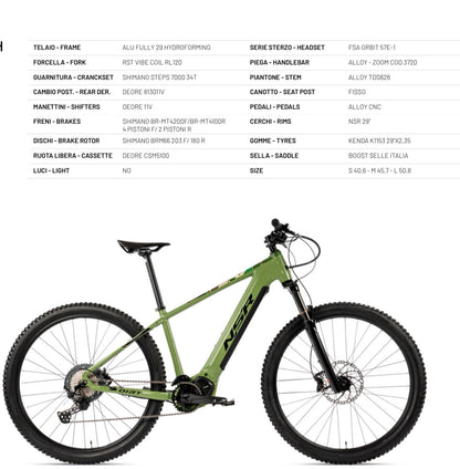 NSR E BIKE 2829 500 WH