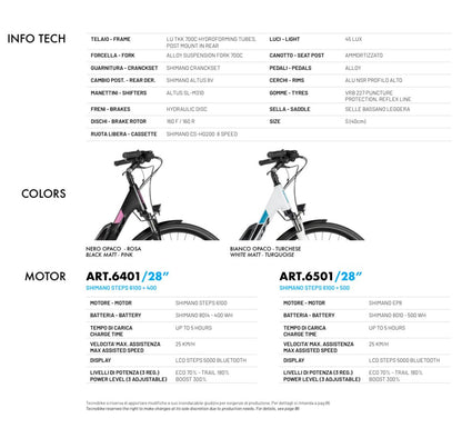 NSR E-BIKE ECITY VIBE WAVE 28