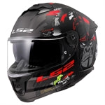 CASCO LS2 FF808 MOD.STREAM 2 INTEGRALE DRAKO BLACK/RED-BLACK-YELLOW\JEANS- TITANIUM\ BLACK-WHITE\ BLACK-BLU\ ANGRY MONKEY