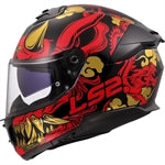 CASCO LS2 FF808 MOD.STREAM 2 INTEGRALE DRAKO BLACK/RED-BLACK-YELLOW\JEANS- TITANIUM\ BLACK-WHITE\ BLACK-BLU\ ANGRY MONKEY