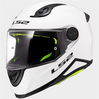 CASCO LS2 FF812 BIANCO LUCIDO\ NERO OPACO
