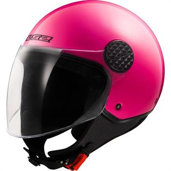 CASCO LS2 OF558 MOD.SPHERE 2 LUX MATT BLACK-GREY-TITANIUM --ROSA - BIANCO
