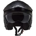 CASCO LS2 OF606 MOD.DRIFTER H-V YELLOW/NERO LUCIDO- TOTAL BLACK-TITANIUM