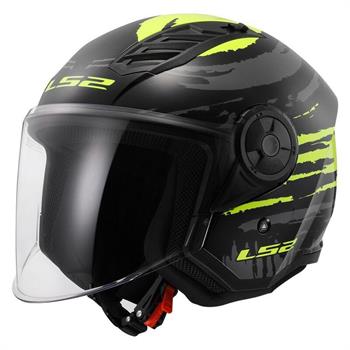 CASCO LS2 OF616 MOD.AIRFLOW2 H-V YELLOW  \  BIANCO ROSSO \ BLU BIANCO ROSSO\ GREY\ ORANGE