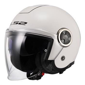 CASCO LS2 OF620 MOD.CLASSY NERO OPACO- GRIGIO LUCIDO - BIANCO-ROSA
