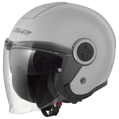 CASCO LS2 OF620 MOD.CLASSY NERO OPACO- GRIGIO LUCIDO - BIANCO-ROSA