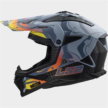 CASCO LS2 MX708 FAST2 DUCK YELLOW-GREEN MAT-GORILLA PURPLE-WASH RED-MATT DARK GREY