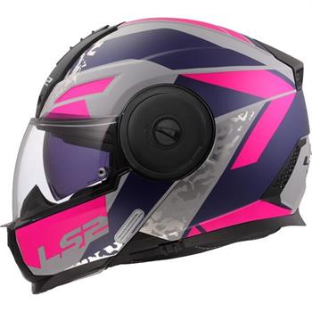 CASCO LS2 FF902 MOD.SCOPE2 MODULARE DURIA GREY/YELLOW- BLU.-BLACK-PURPLE-WHITE/B/R