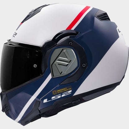 CASCO LS2 FF906 MOD.ADVANT SWIPE BLU-YELLOW- RED